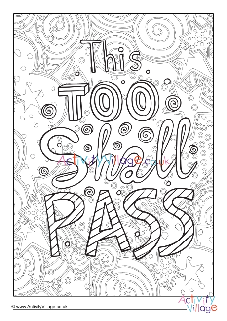 This too shall pass louring page