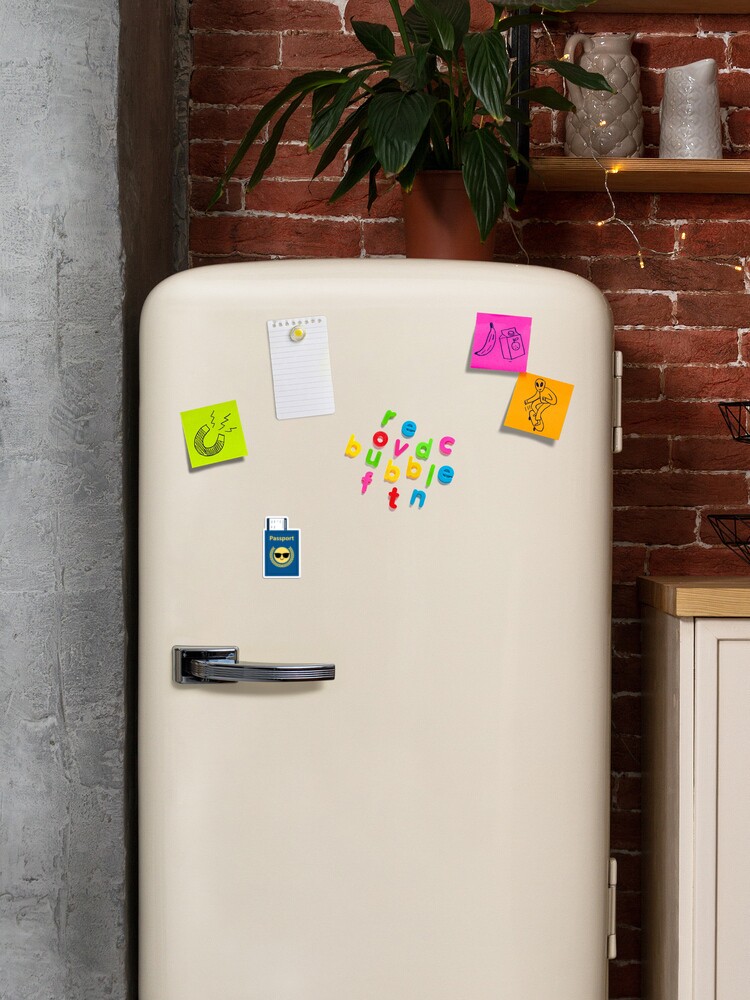 Passport emoji magnet for sale by hippoemo