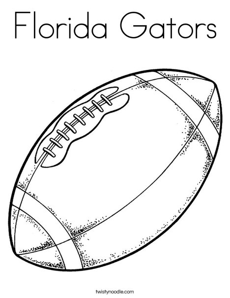 Florida gators coloring page