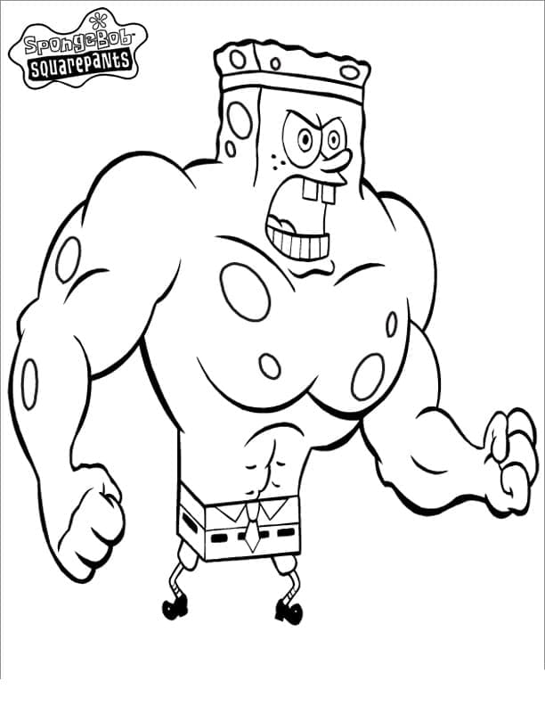 Spongebob and patrick star coloring page