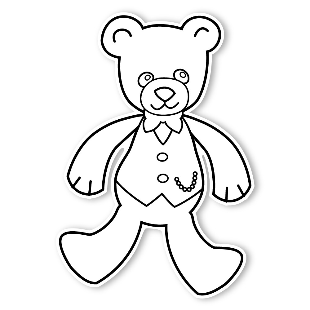 Caleb gray studio coloring teddy bear vest