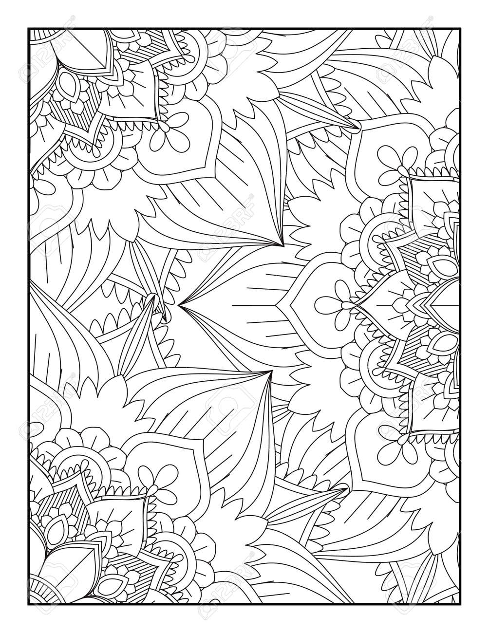 Adult coloring pages adult coloring books floral coloring floral coloring book floral coloring book for adults pattern mandala coloring pages floral mandala coloring page floral coloring book royalty free svg cliparts vectors