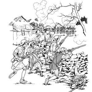 Story of the american revolution coloring book dover american history coloring books peter f copeland books
