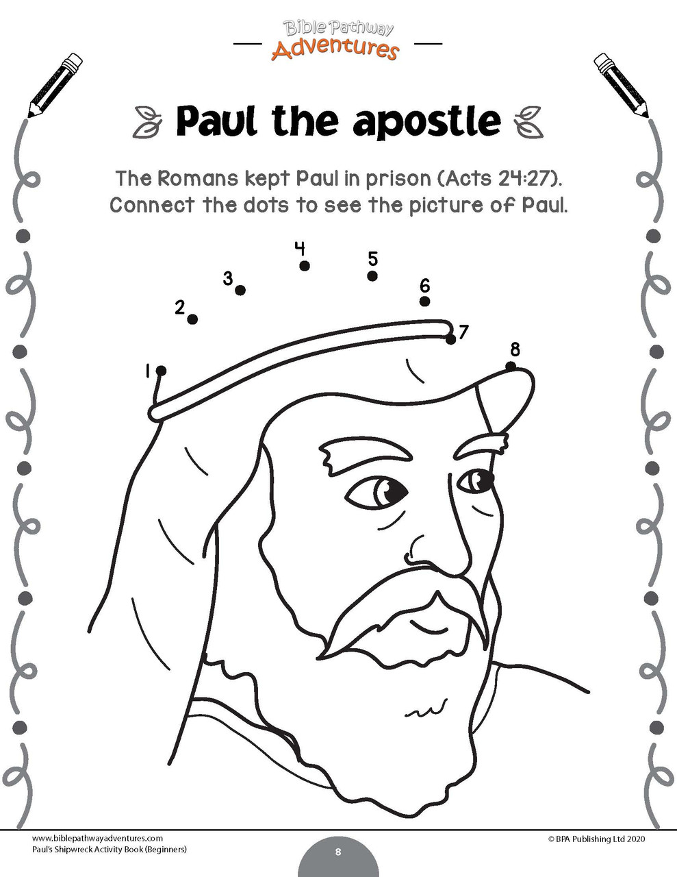 Pauls shipwreck activity book for beginners