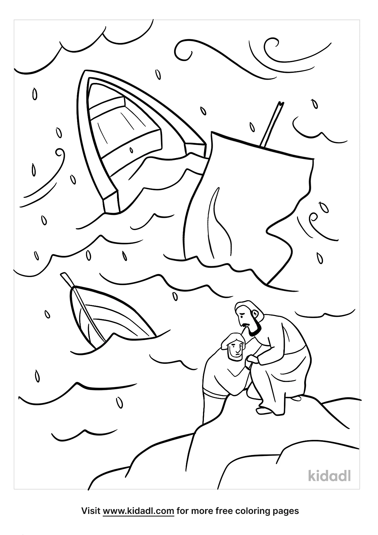 Free paul shipwrecked coloring page coloring page printables