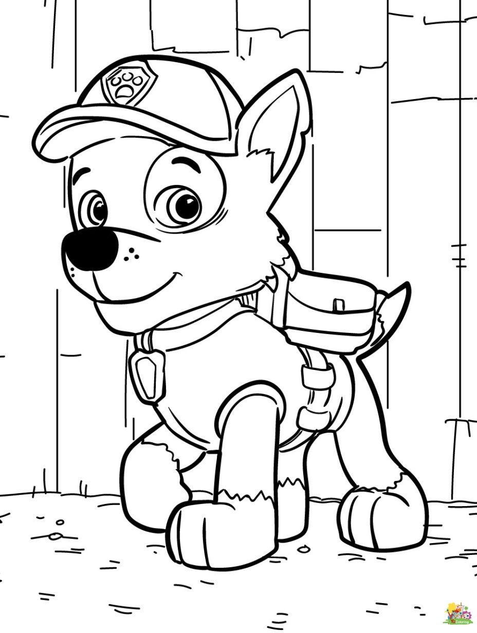 Â t vibrant and engaging paw patrol coloring pages for kids