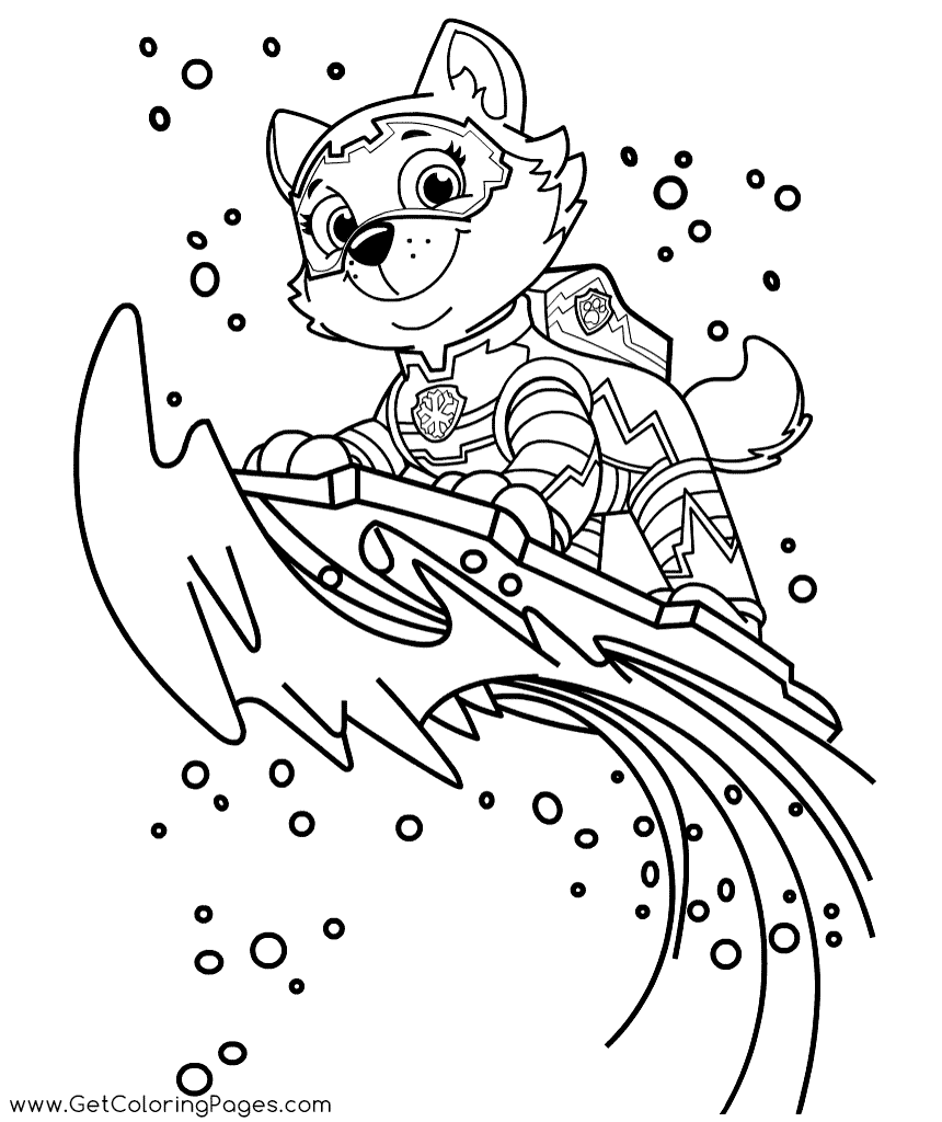 Paw patrol mighty pups coloring pages printable for free download