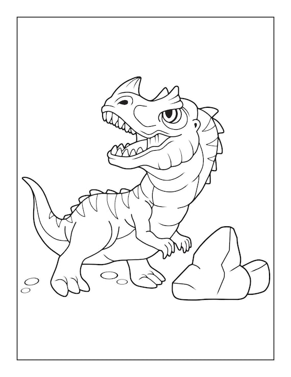 Dinosaur coloring pages for kids vol printable pdfs of fun exciting creative dinosaur outlines