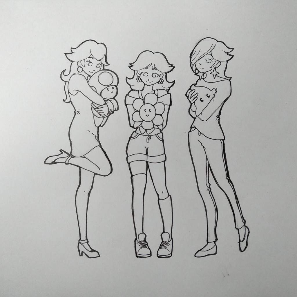 Peach daisy rosalina and plushies mario amino