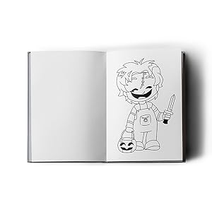 Kawaii chibi horror coloring book cute and creepy coloring book featuring all your favorite horror film characters publications golden lion books