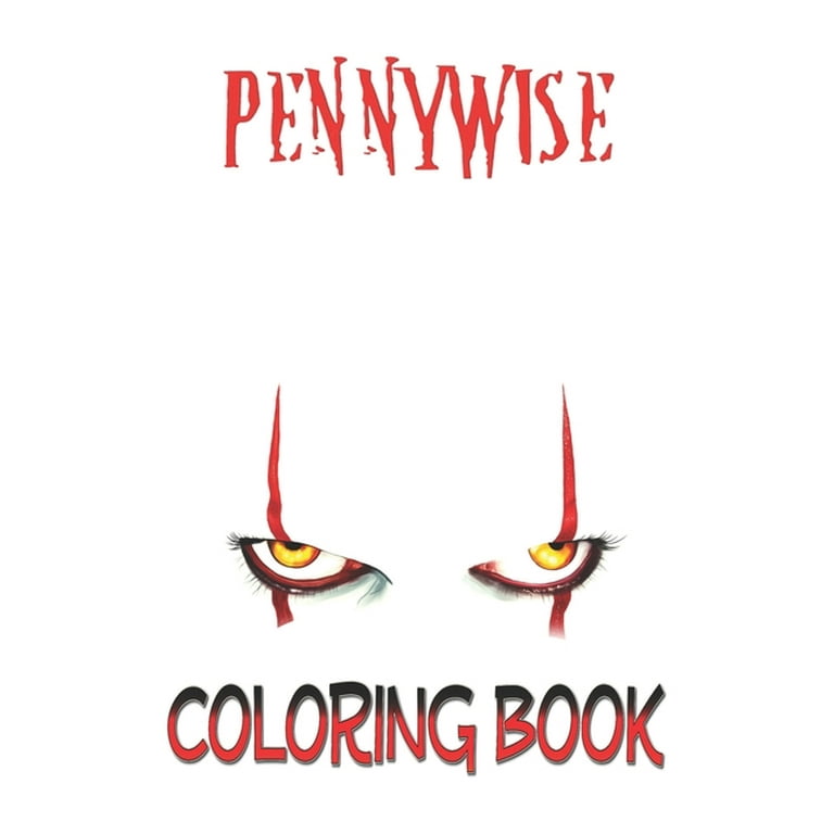 Pennywise coloring book it horror itchapter stephen king clown halloween it movie bill skarsgard art horror movies it chapter two pennywise the dancing clown pennywise the clown losers club richie tozier