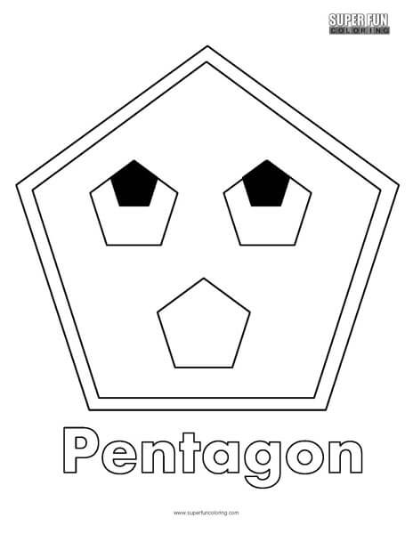Pentagon face coloring