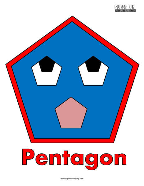 Pentagon face coloring