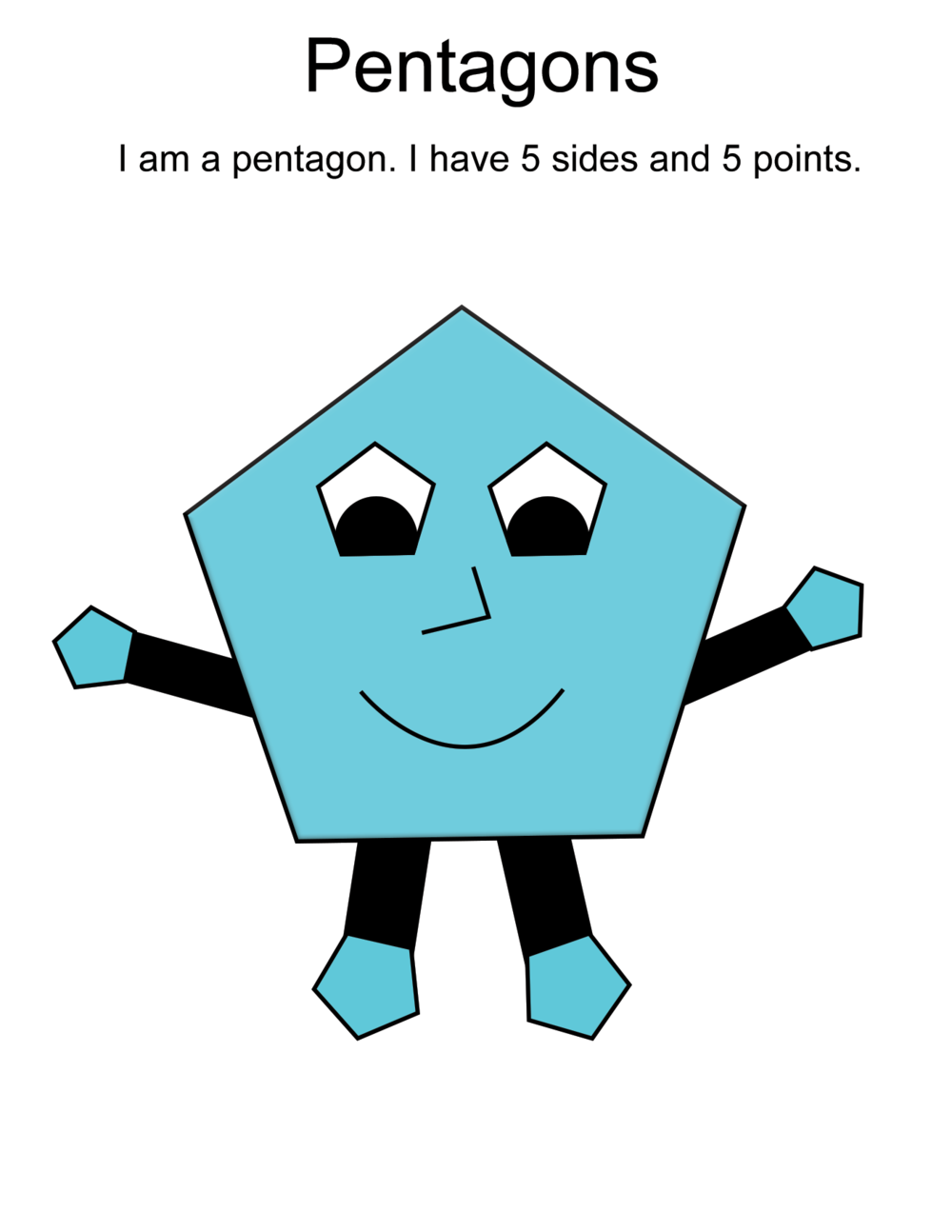 Pentagon shape packet â downtown kids therapy