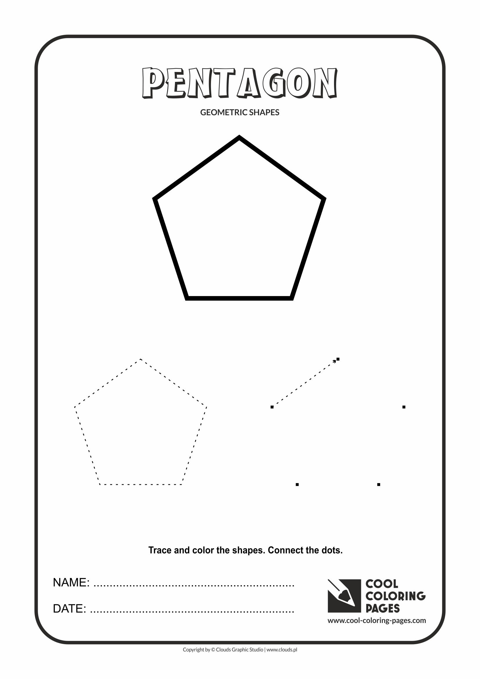 Cool coloring pages pentagon