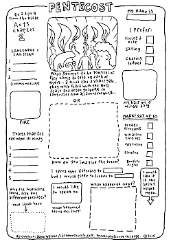 Pentecost worksheet again