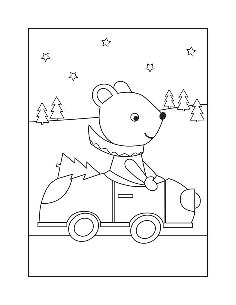 Christmas coloring paegs by coloringpageswk on
