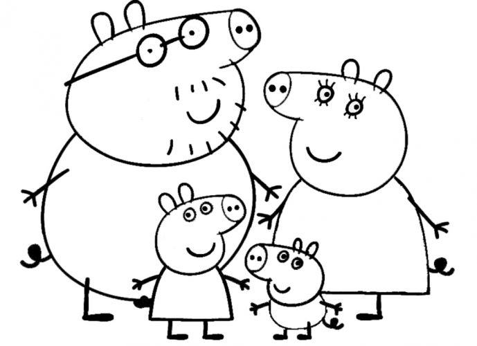 Disegnidacoloraregratisdipeppapig peppa pig coloring pages