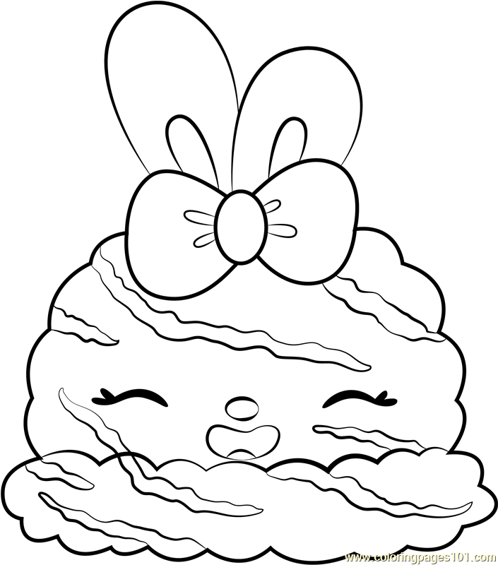 Pepper minty shine coloring page for kids