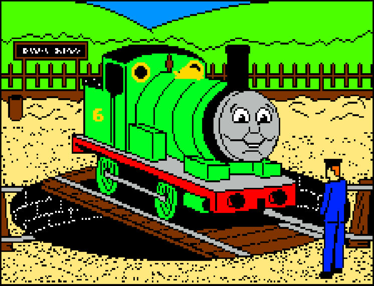 My percy coloring page from sega genesis by jackset on