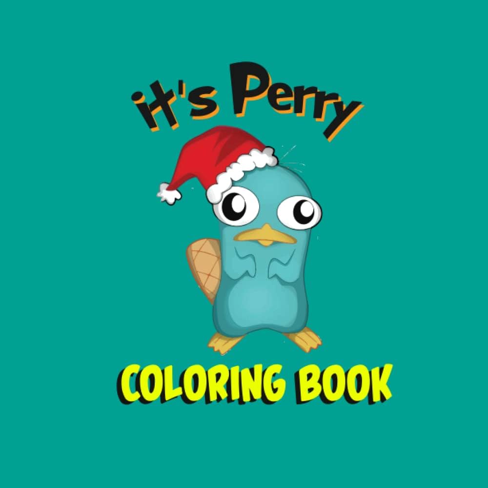 Its perry coloring book perry the platypus pages deluxe perry the platypus coloring book for kids ages