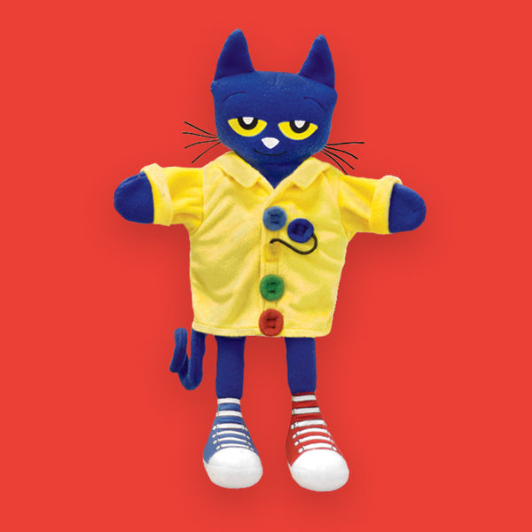 Pete the cat his four groovy buttons puppet â merrymakers inc