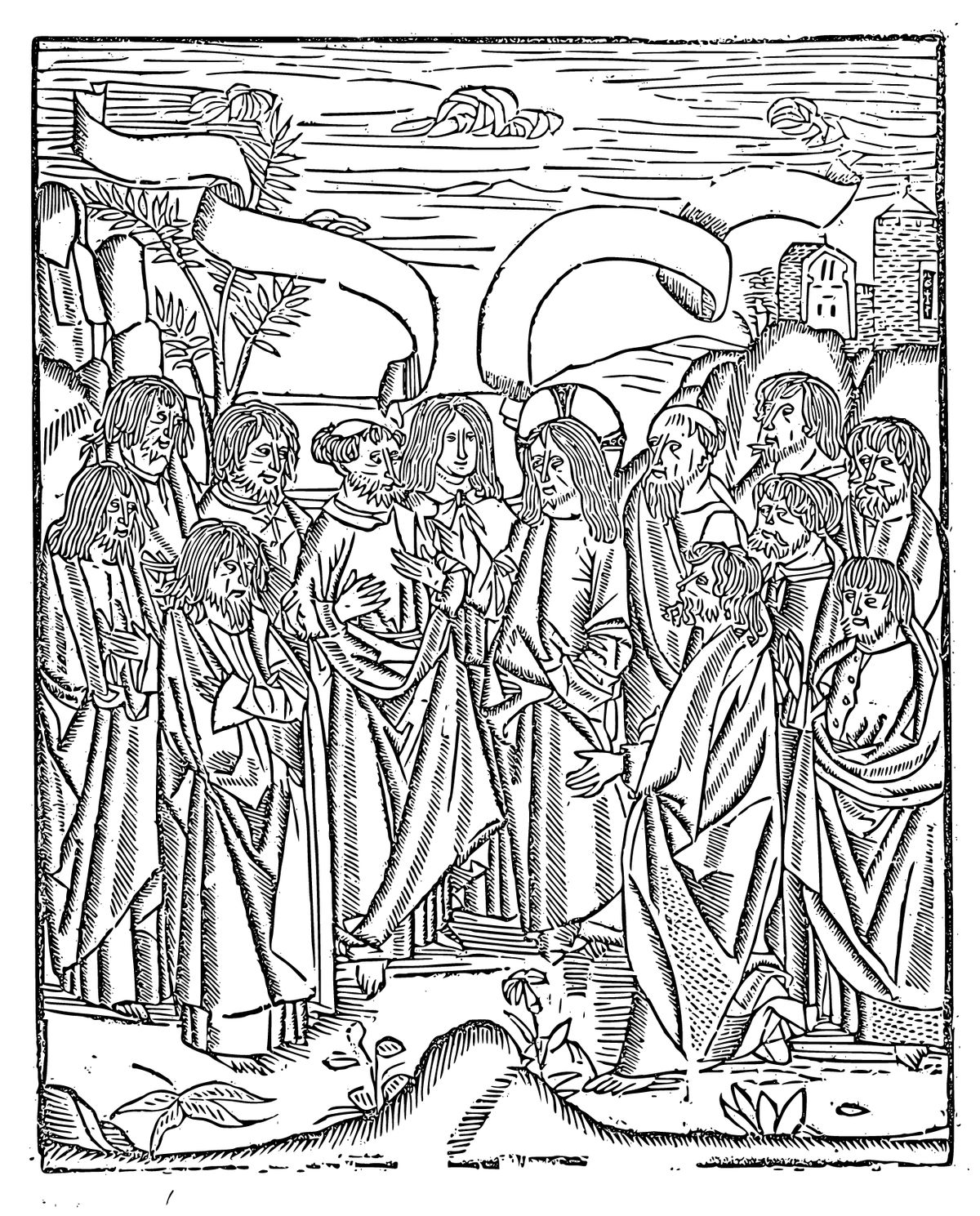 Jesus coloring pages