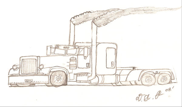 Stealth peterbilt by corvettekid on