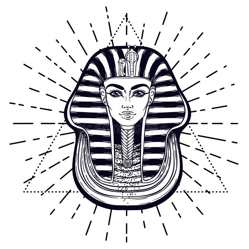Pharaoh coloring page stock illustrations â pharaoh coloring page stock illustrations vectors clipart