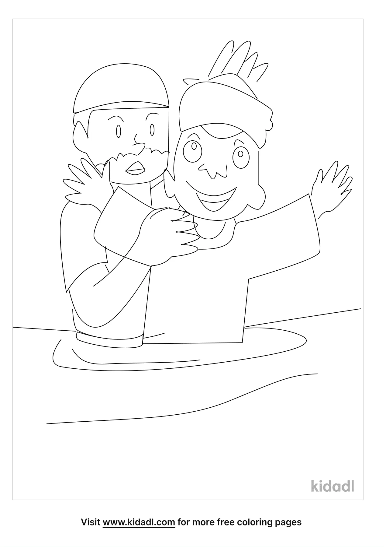 Free philip and the ethiopian coloring page coloring page printables