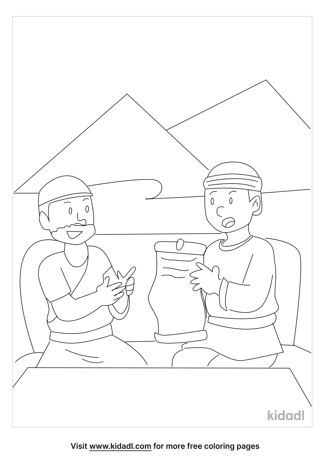 Free philip and the ethiopian coloring page coloring page printables