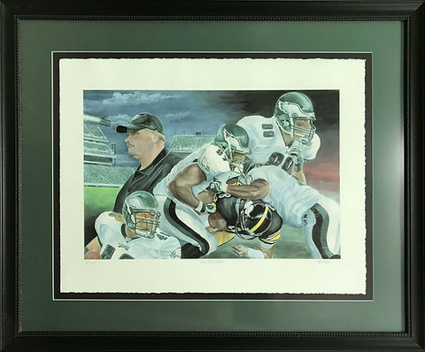 Art sports art philly eagles millenniumartgallery