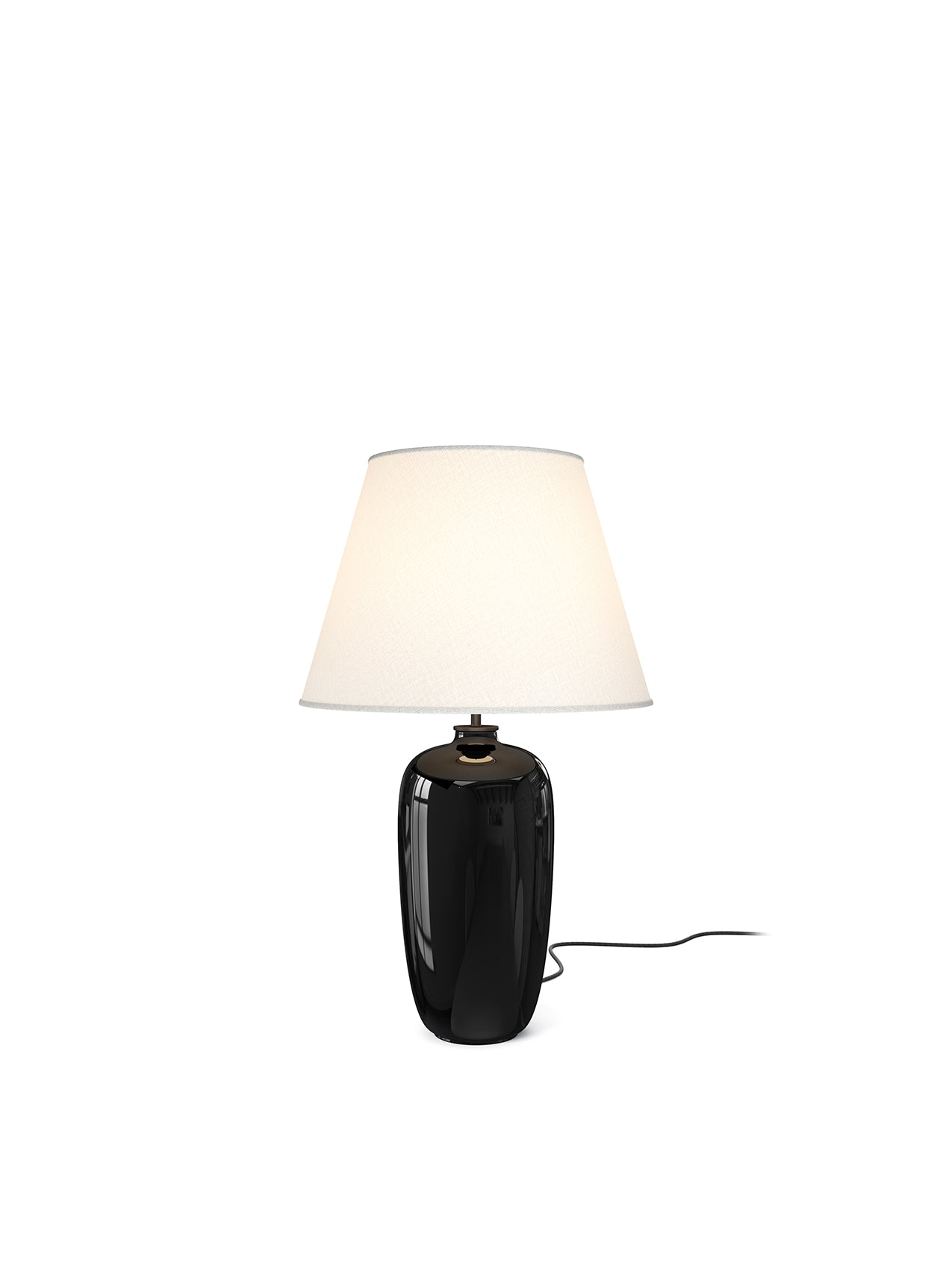 Torso table lamp stoneware lamp by krãyer