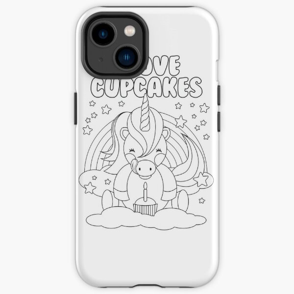 Coloring unicorn iphone case for sale by rmelo