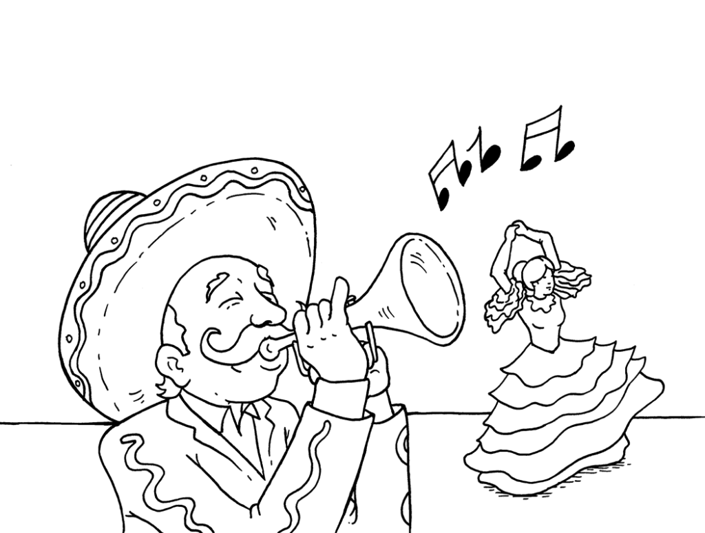 Mexico coloring pages