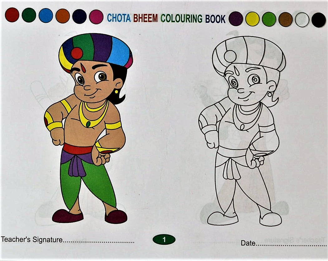 Chhota bheem coloring book