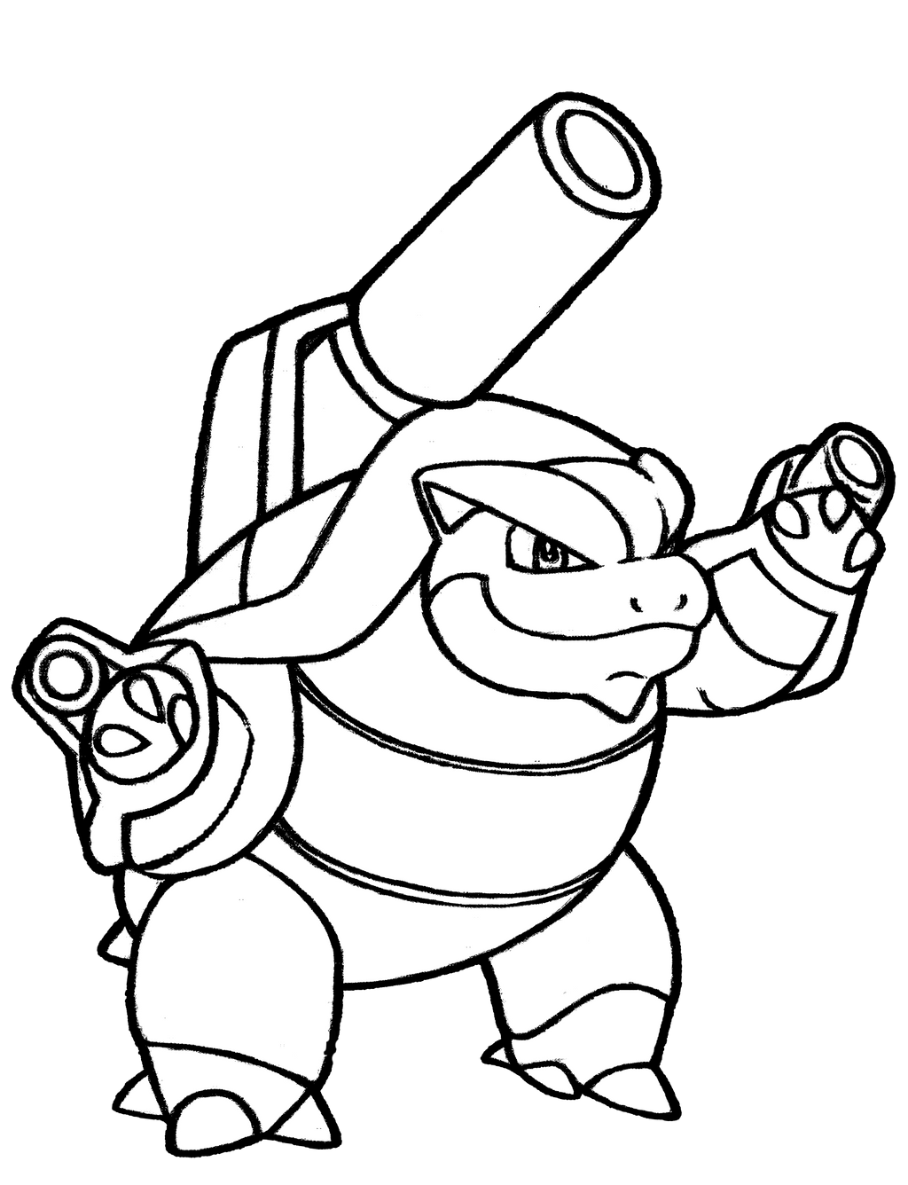 Siebolds mega blastoise by realarpmbq on