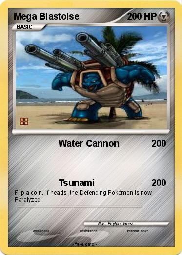 Pokemon mega blastoise