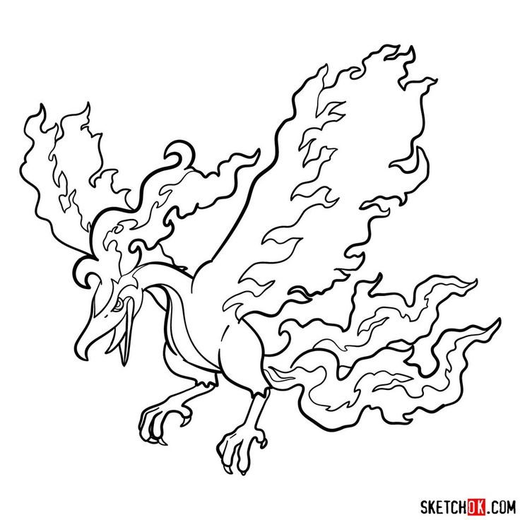 How to draw galarian moltres easy pokemon drawings pokemon coloring pages pokemon coloring