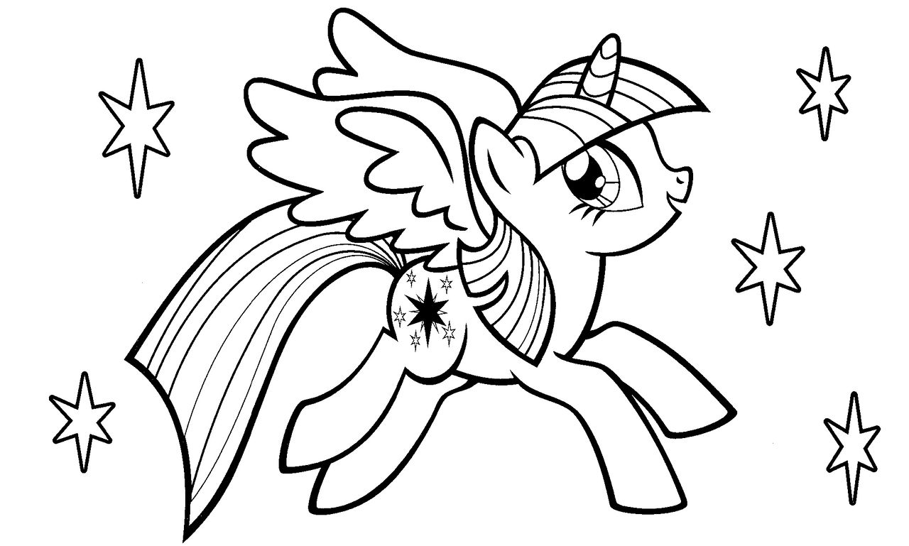 Mlp my little pony coloring page by magnificent