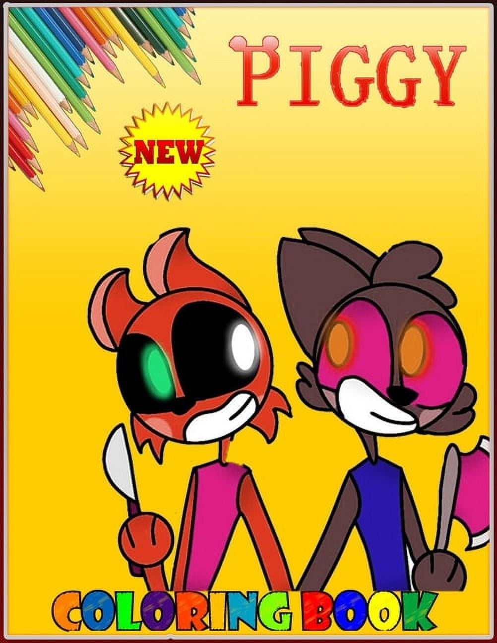 Piggy coloring book piggy activity and coloring book a lot of fun for kids with lovely piggy billy pony beary doggy robby elly daisy giraffy over pages of high