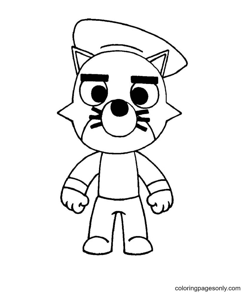 Piggy coloring pages printable for free download