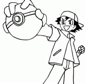 Pokebola ash e pikachu desenhos para colorir imprimir e pintar do pokemon