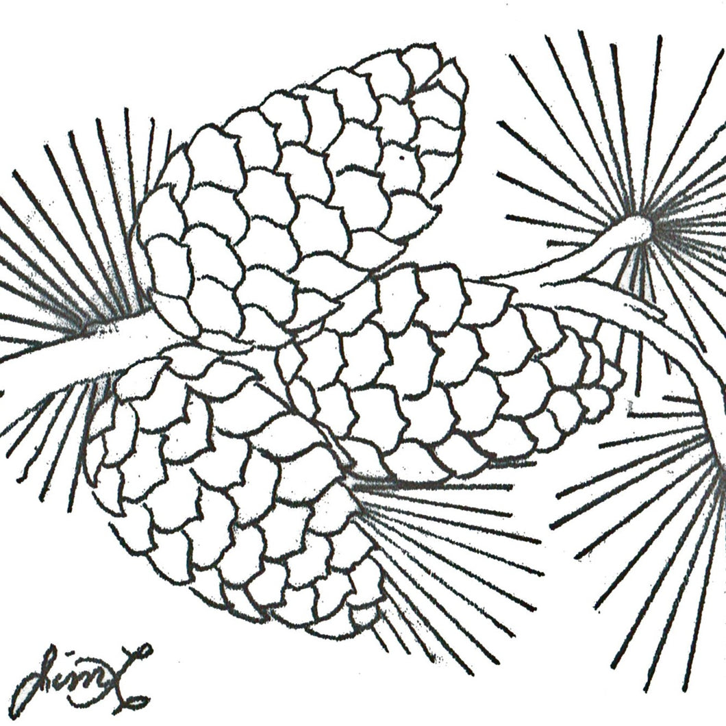 Free leathercraft pattern for extreme embossing leather pine cones â elktracks studio