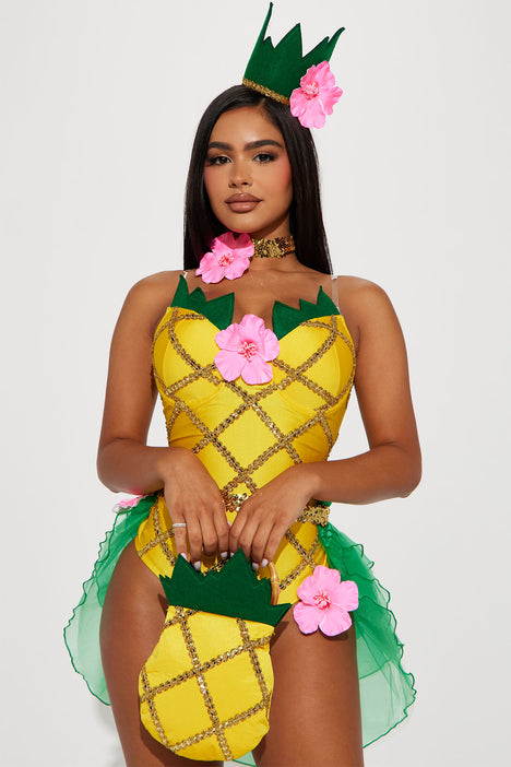 Pineapple honey piece costume set