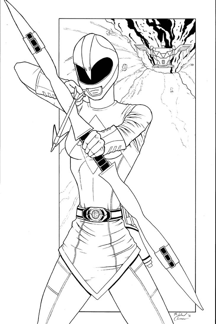 Pink ranger mighty morphin by mcarmean on