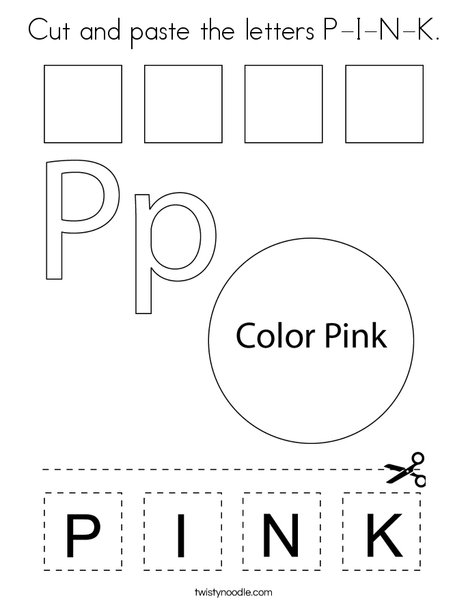 Cut and paste the letters p
