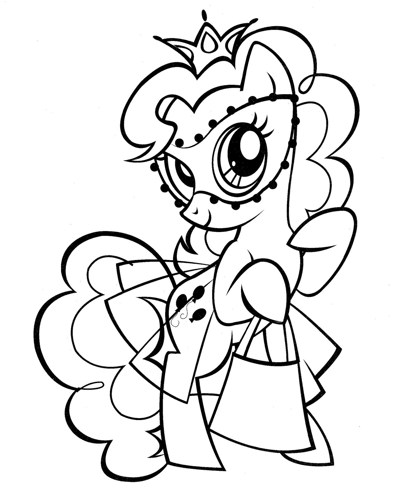 Mlp my little pony coloring page by magnificent