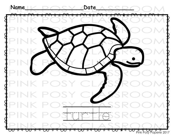 Oviparous animal coloring pages color and trace the letters animal activities for kids animal coloring pages for kids instant download