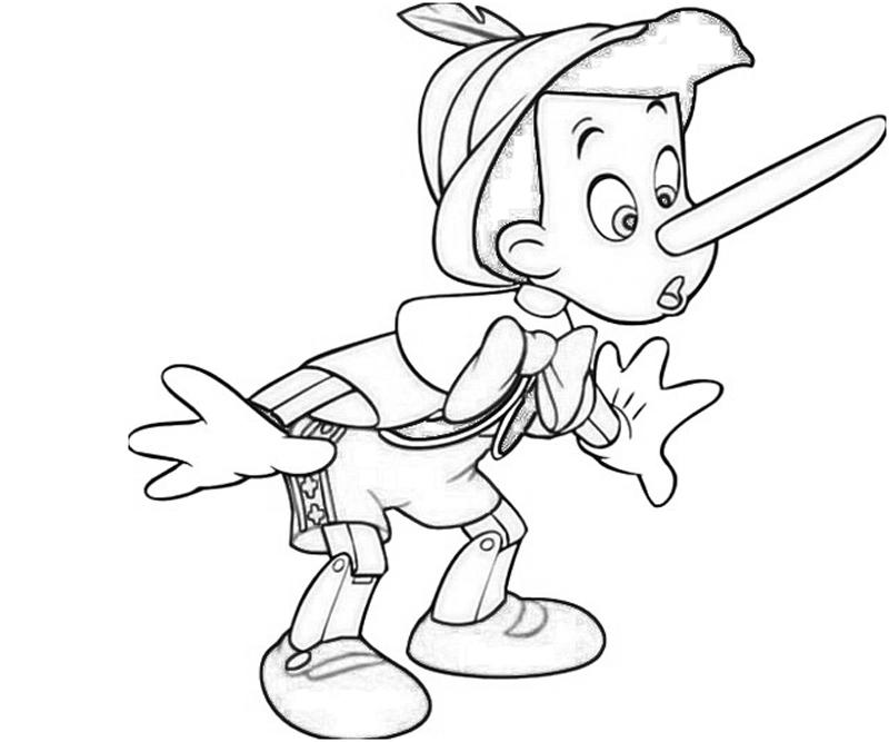 Pinocchio look lean printing